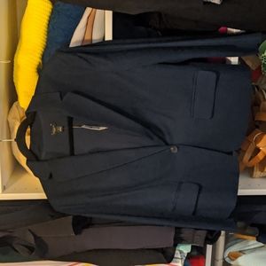 NWT Ann Taylor Factory Navy blazer size 14